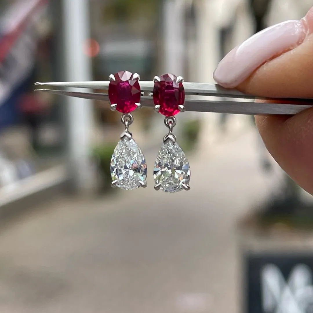 /public/photos/live/Red Ruby Pear Cut Drop Moissanite Stud Earrings 515 (1).webp